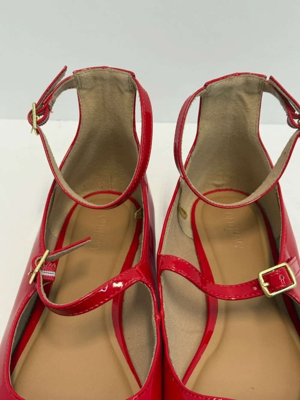 Old Navy shiny red